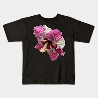 Portrait of a Hibiscus Kids T-Shirt